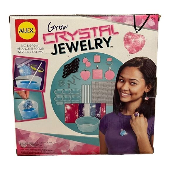 ALEX Toys DIY Wear Grow Crystal Jewelry Kit Multicolr New - Picture 2 of 3